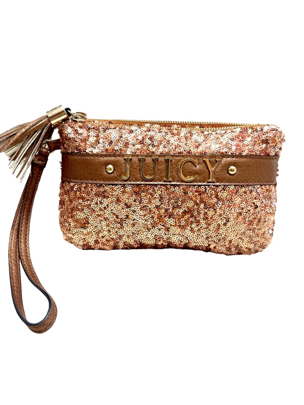 #JuicyCouture #Y2KAesthetic #2000sFashion #WristletWallet #RoseGoldAesthetic